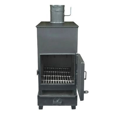 Печь-буржуйка Mzavod BP/6-ВС 4 мм с рёбрами жёсткости, до 30 м&sup2;