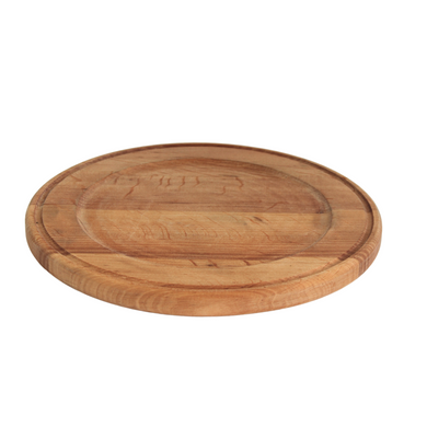 Сковорода чугунная 140 х 25 мм на круглой деревянной подставке