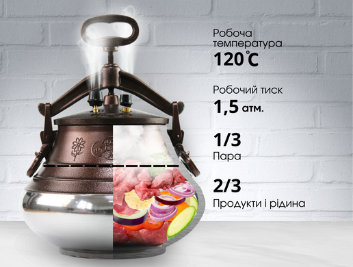 Афганський казан-скороварка 5 л комбінований Rashko Baba (RB05)