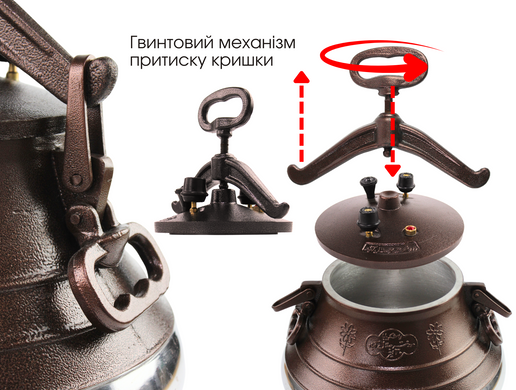 Афганський казан-скороварка 5 л комбінований Rashko Baba (RB05)
